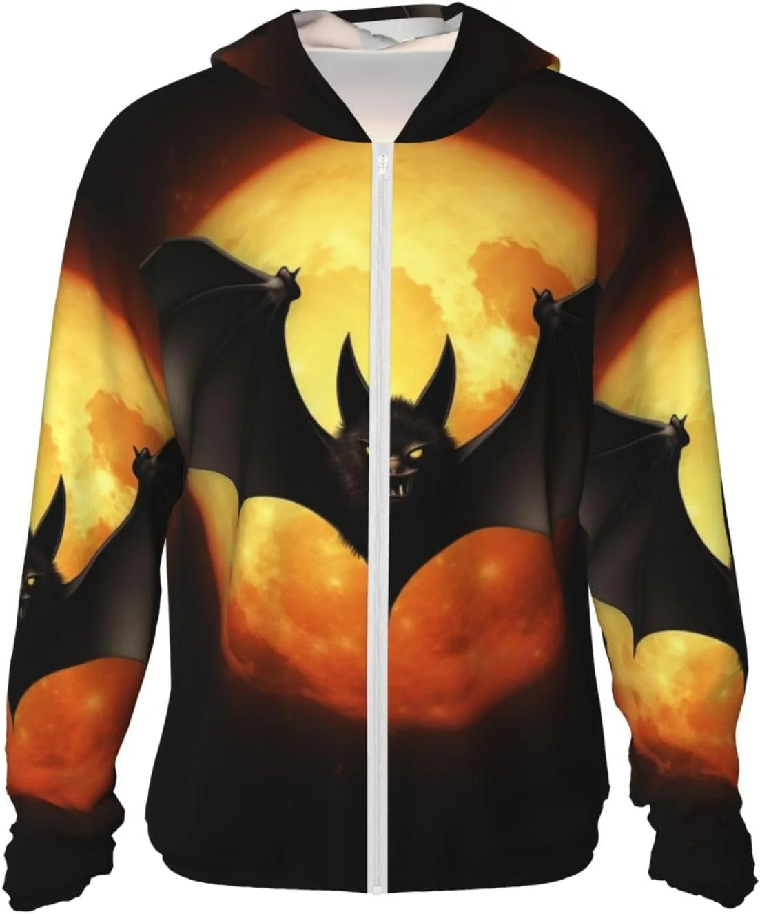 

Толстовка с капюшоном Unisex Halloween Bat с защитой от солнца UPF 50+ GDSHJKLW