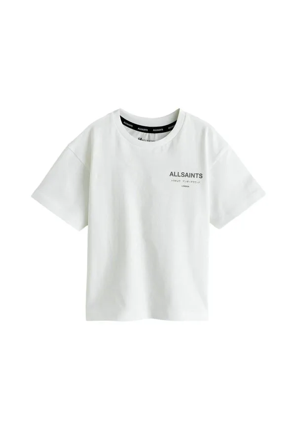 Футболка прямого кроя с принтом Smallsaints, White Grey