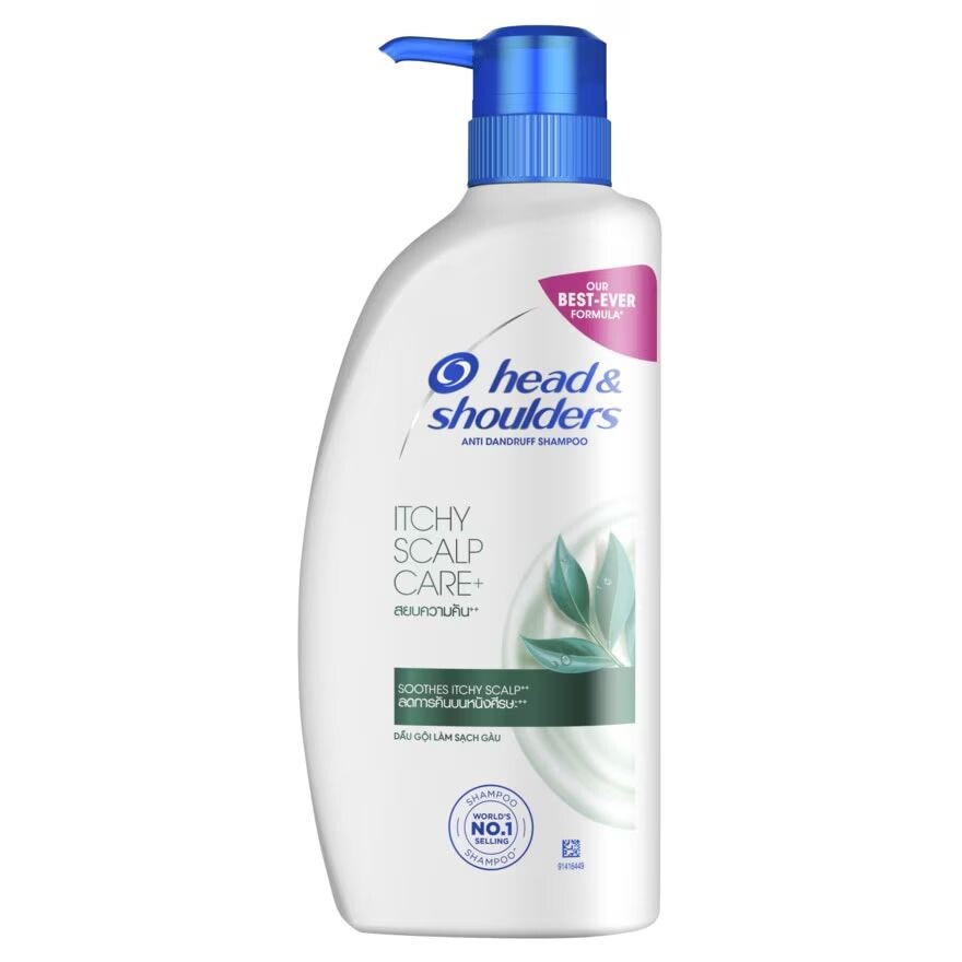 

Head&Shoulder Шампунь HeadShoulders против перхоти и зуда кожи головы + 370мл. แชมพูขจัดรังแค, Blue