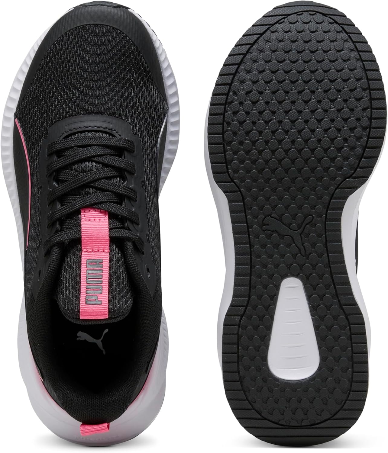 Кроссовки PUMA унисекс для детей низкие, белый/черный — фото 4