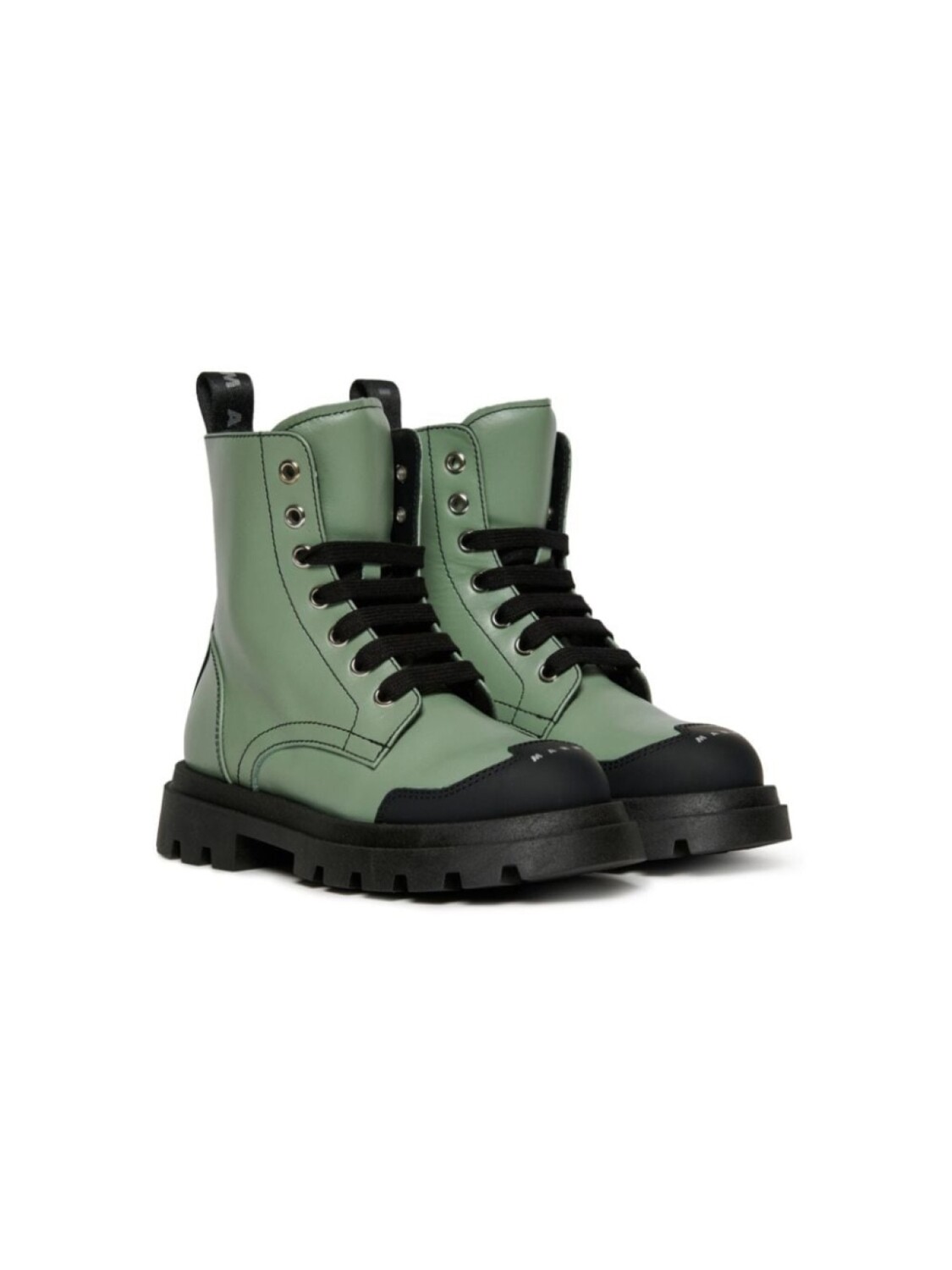 

Marni Kids сапоги с логотипом, зеленый