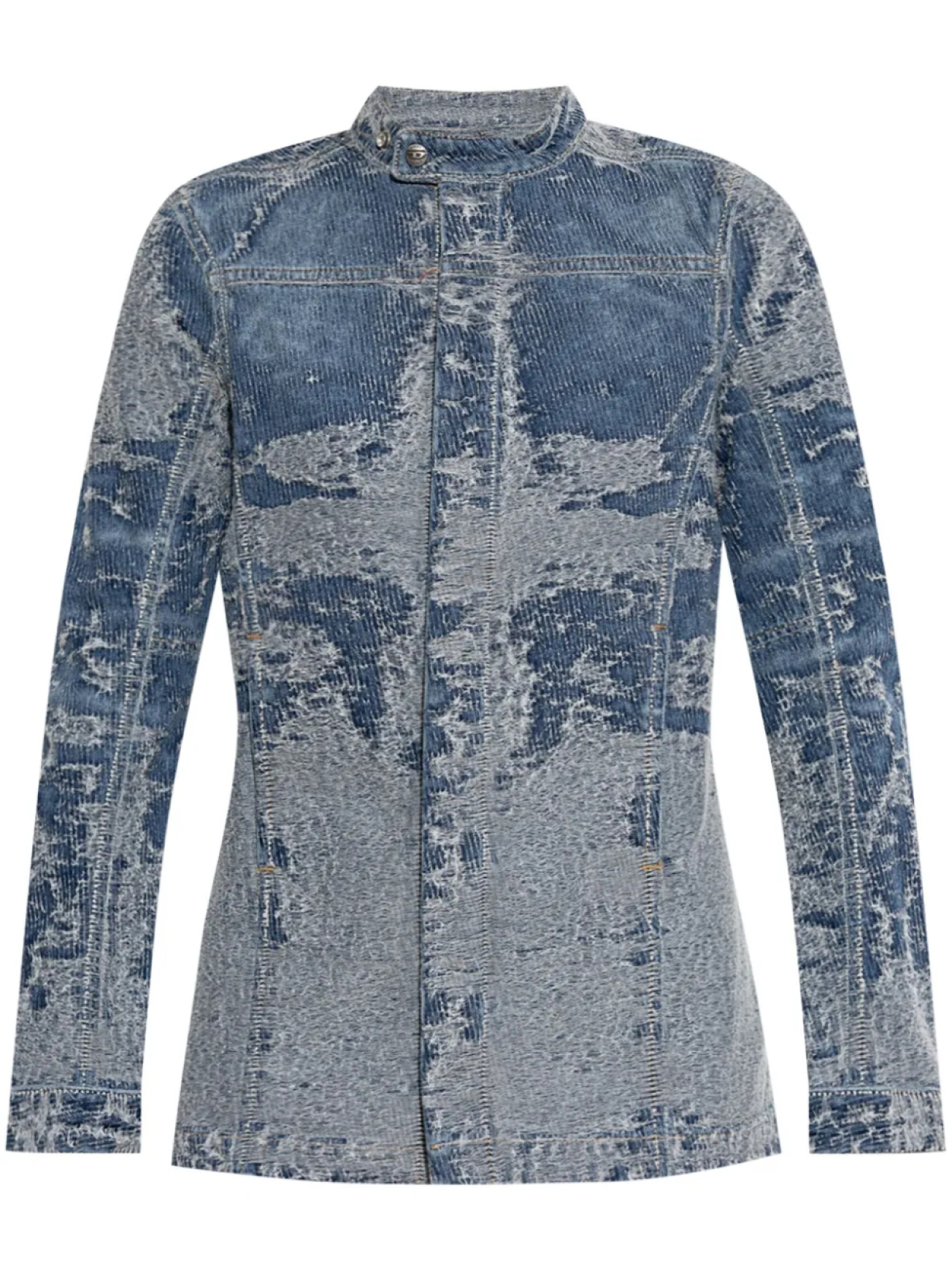 

Куртка Diesel с потертостями, синий
