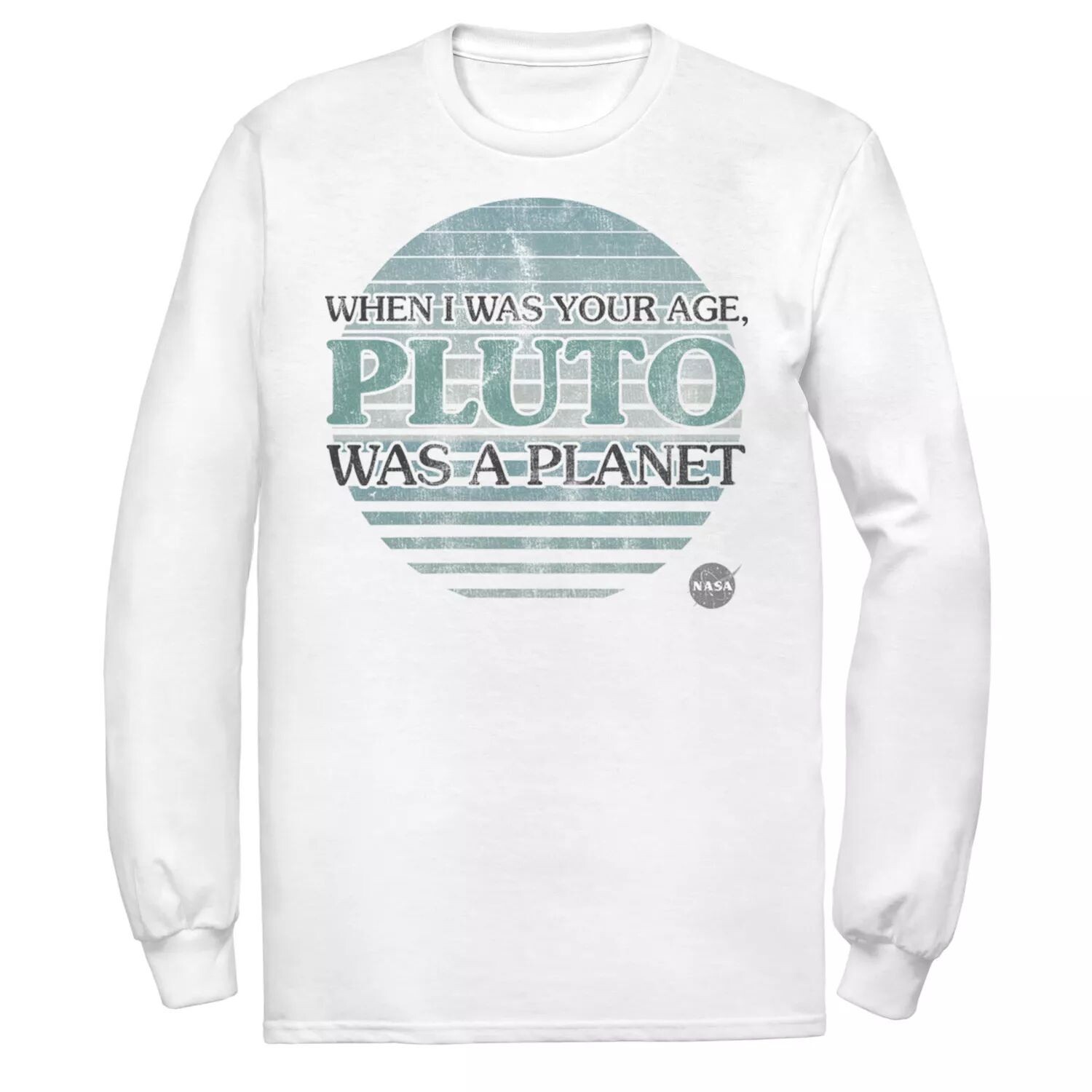 

Мужская футболка NASA My Age Pluto Was A Planet Licensed Character