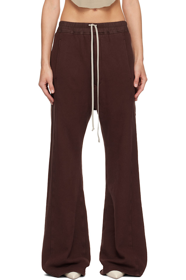 

Rick Owens Drkshdw Бордовые брюки Concordian Pusher для отдыха