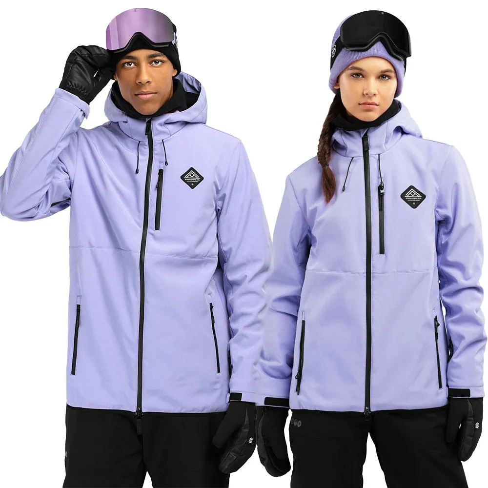 

Куртка Siroko W2 Makalu softshell, фиолетовый
