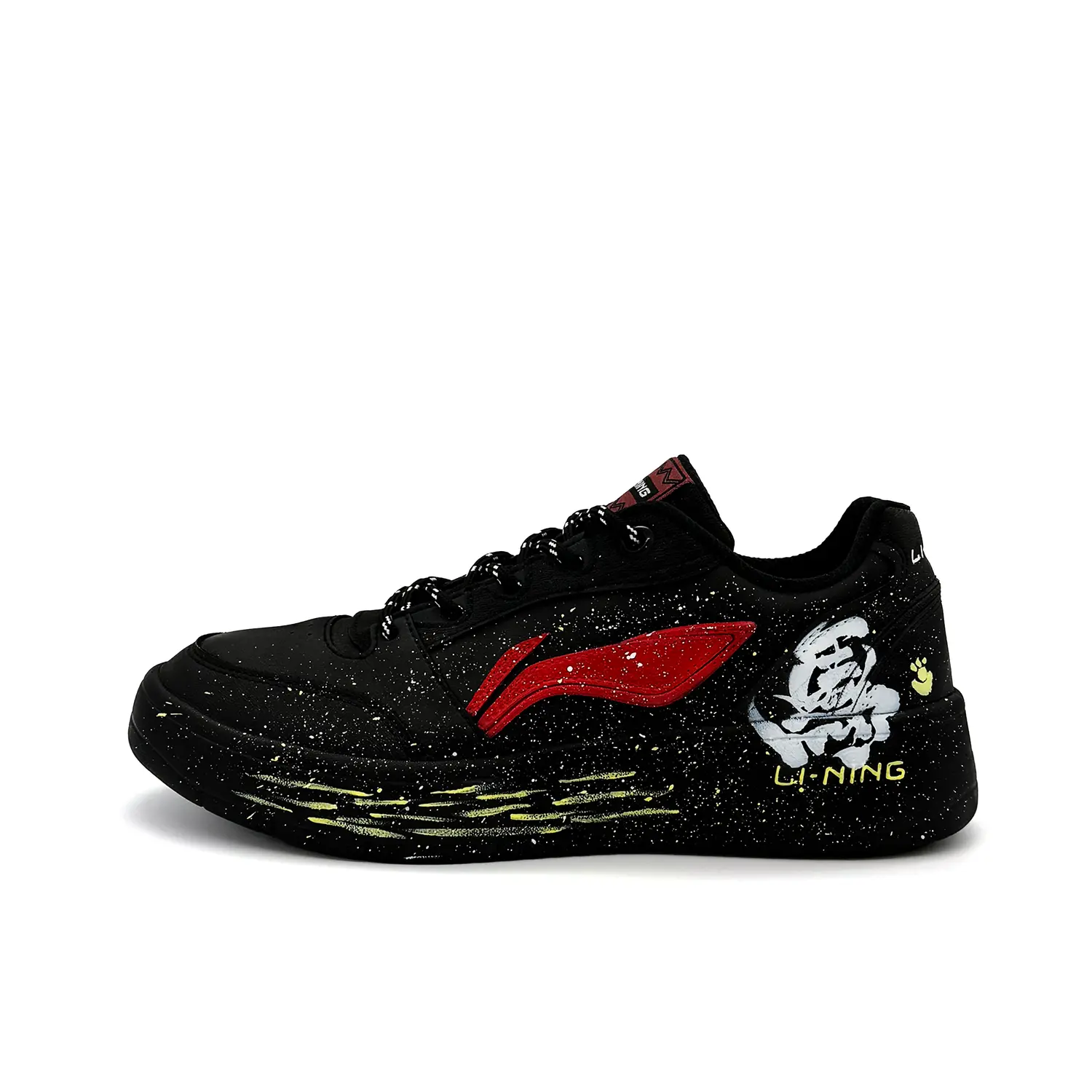 

Li-Ning Li Ning Sycee V3 Instant Wealth Cushioning, Wear Resistant низкие кроссовки для скейтбординга мужские черный красный