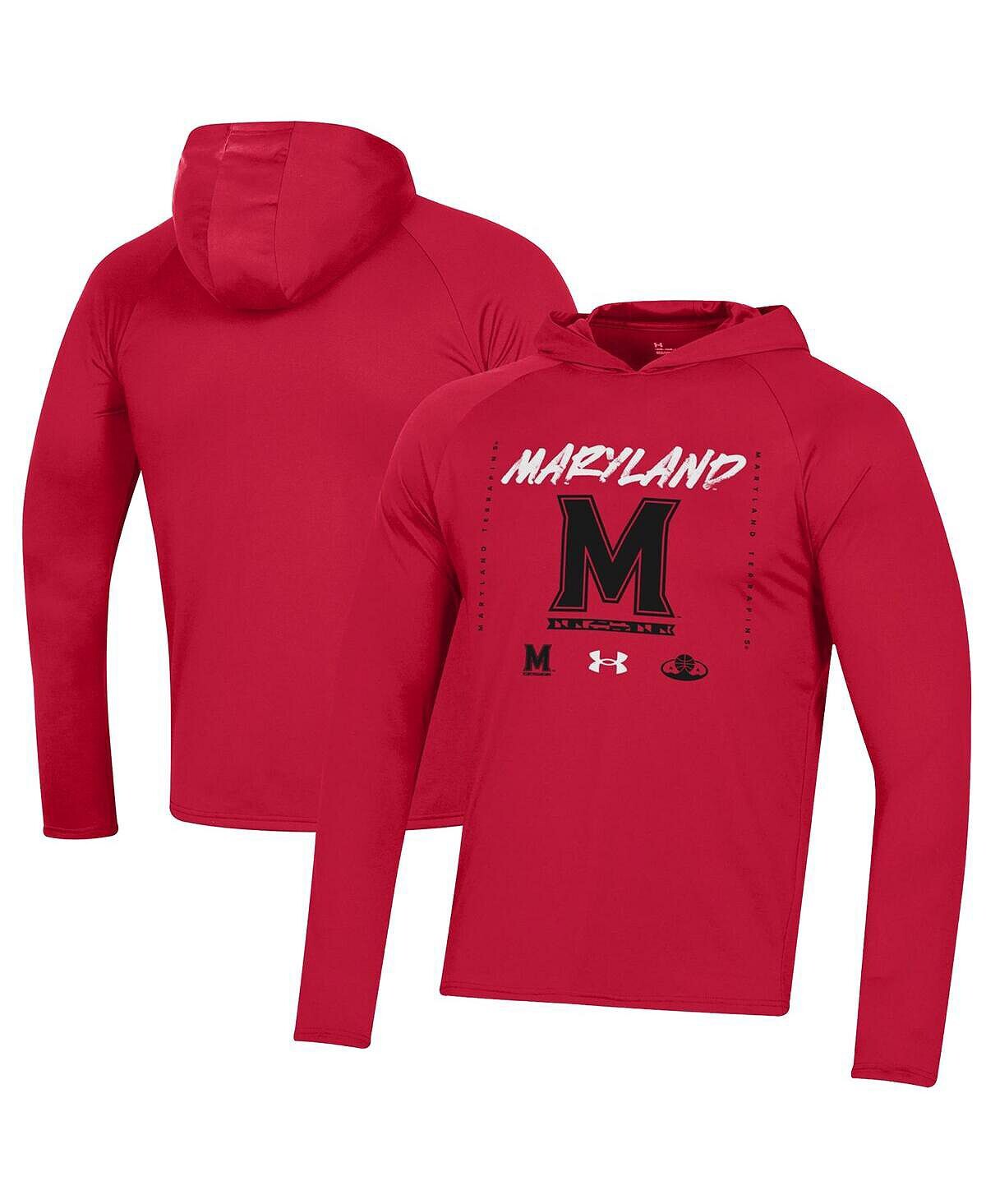 

Мужская красная футболка с длинными рукавами и худи Maryland Terrapins On Court Shooting Under Armour, Красный, Мужская красная футболка с длинными рукавами и худи Maryland Terrapins On Court Shooting Under Armour