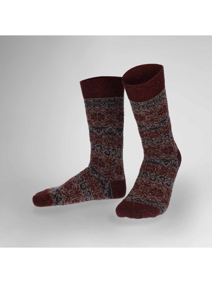 

Носки Noble Nordic Fashion в цвете винно-красный Hudson