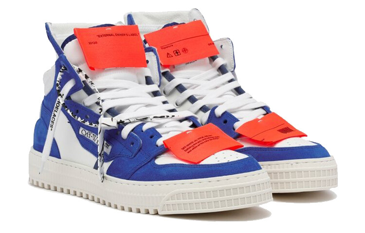 Кроссовки мужские Off-White Off-Court, белый / синий — фото 3