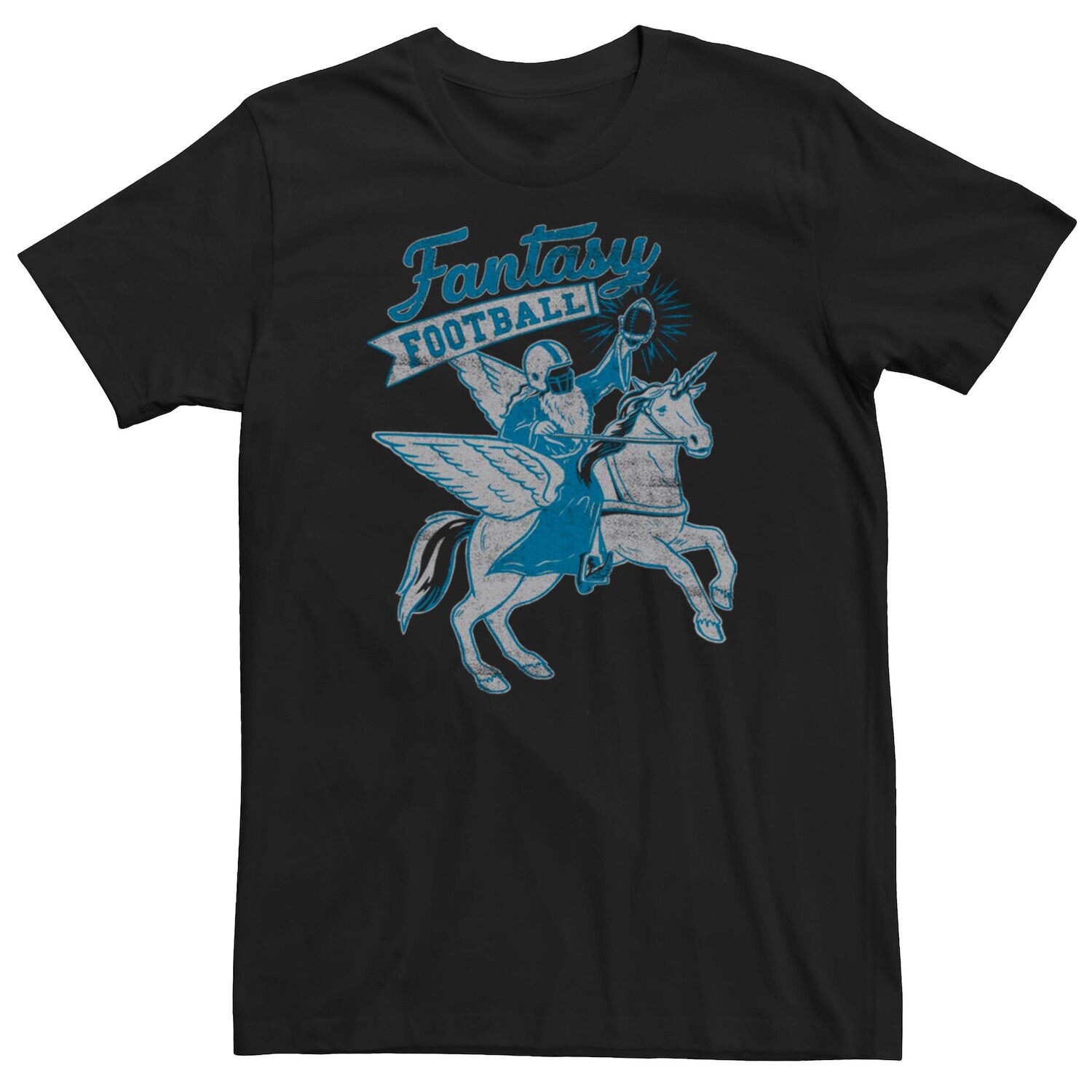 

Мужская футболка Wizard из фэнтези-футбола, Черная Licensed Character, черный