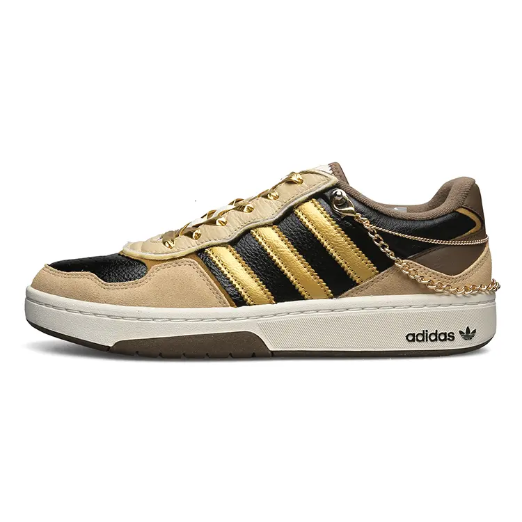 

Кроссовки adidas originals Courtic Skateboarding Shoes Unisex Low-top Gold/Black/Yellow, черный