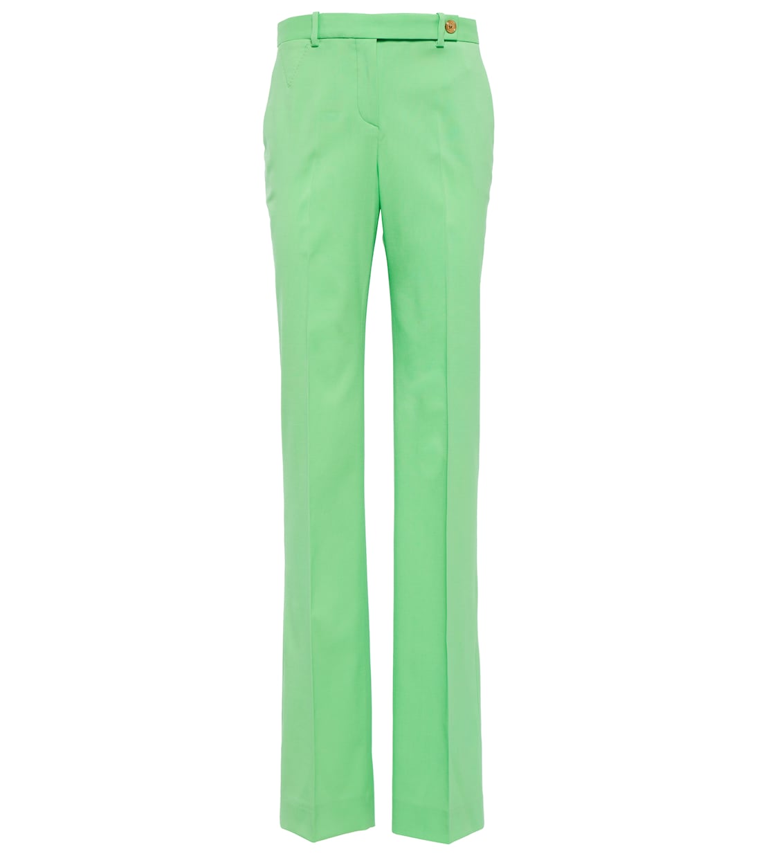 

Прямые брюки из шерсти Медуза Versace, Neon Green