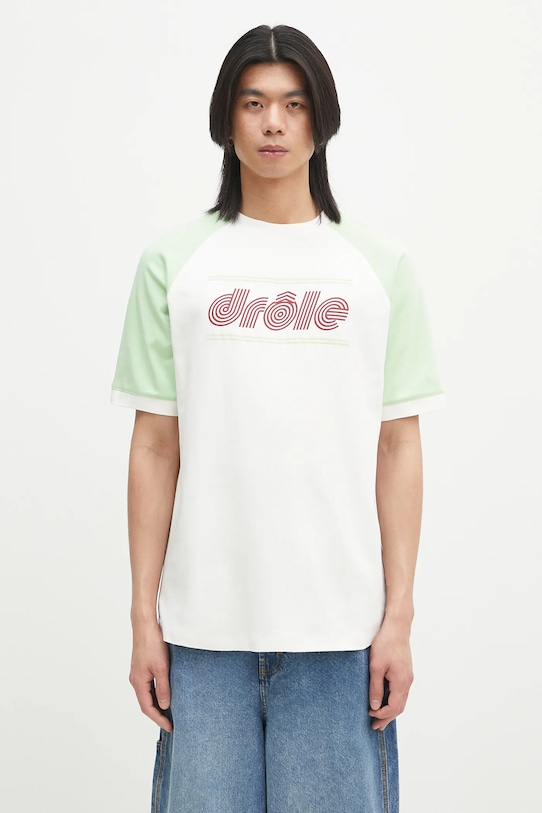 

Хлопковая футболка Le T-Shirt Drule Tennis Drôle De Monsieur, белый