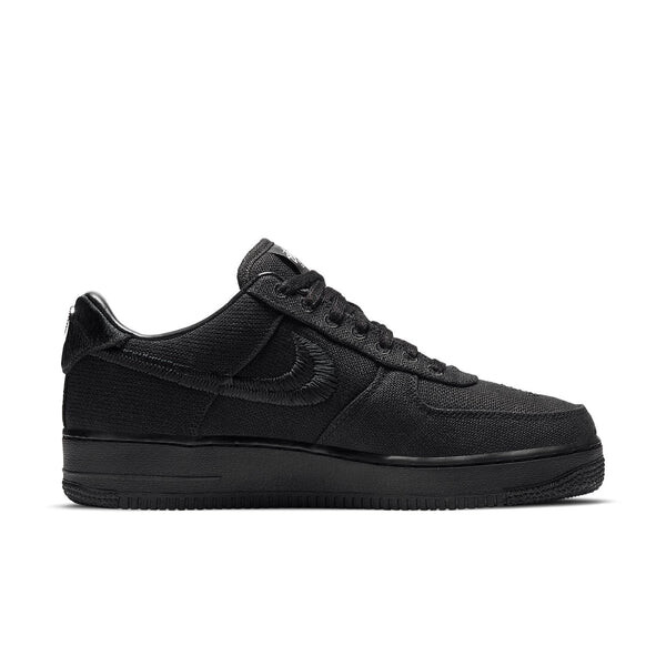Кроссовки x stussy air force 1 low Nike, черный — фото 2