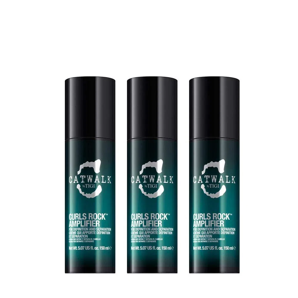 Усилитель для кудрей «Curls Rock Amplifier» от Catwalk, 3 упаковки по 150 мл Tigi
