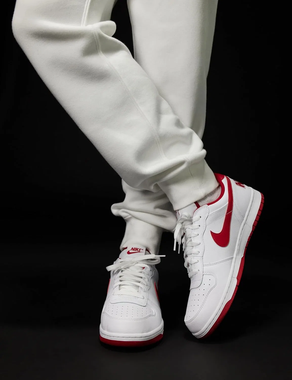 Мужские кроссовки Nike Big Low 355152, White Gym Red — фото 2