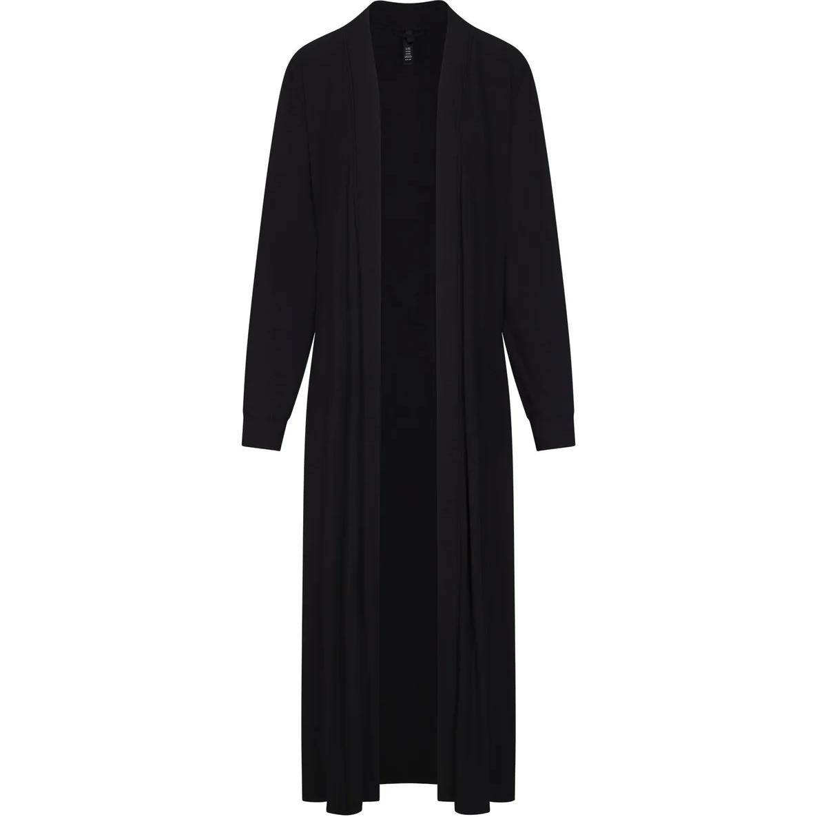 

Мягкий домашний длинный халат, женский, цвет оникс/оникс Skims, onyx/onyx