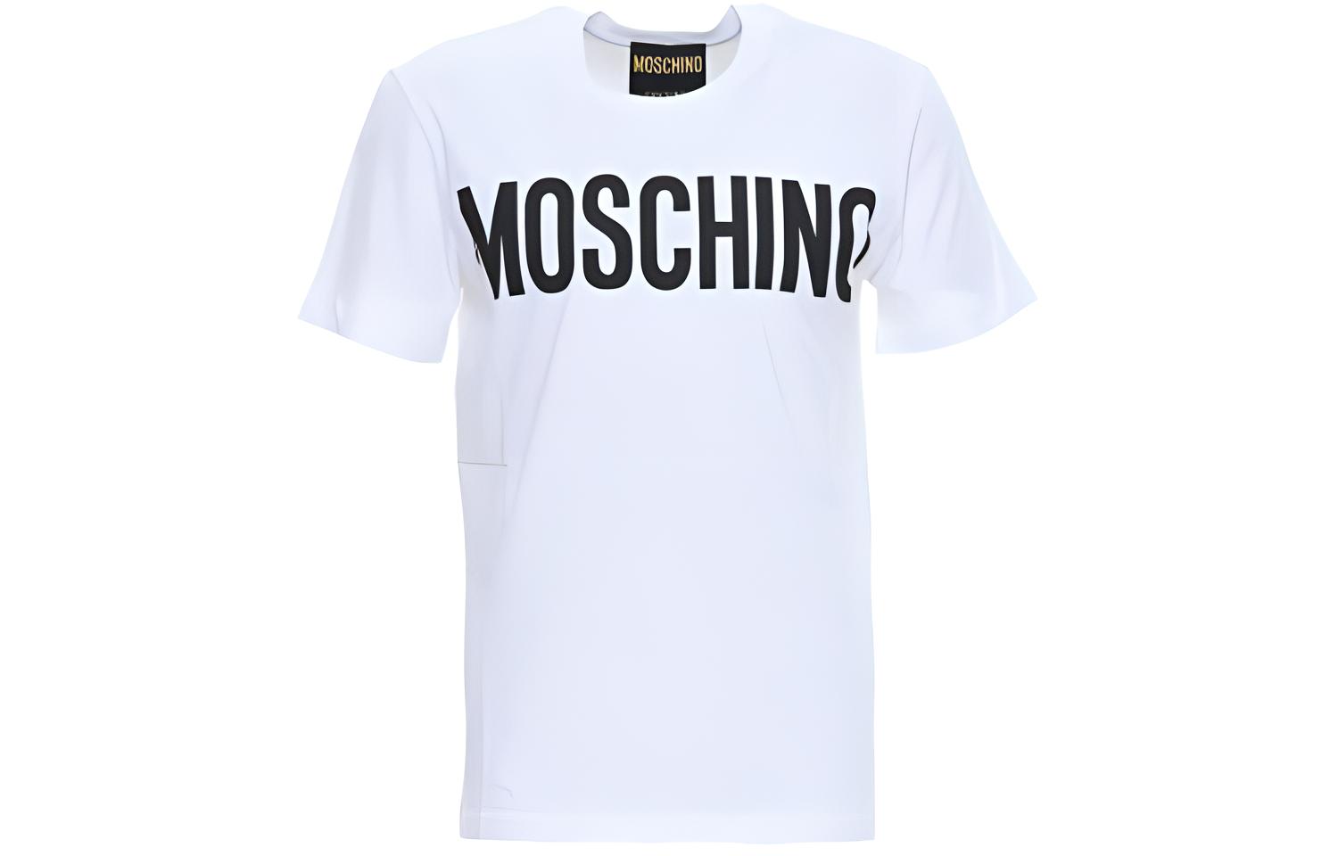 

Футболка с логотипом MOSCHINO, белая