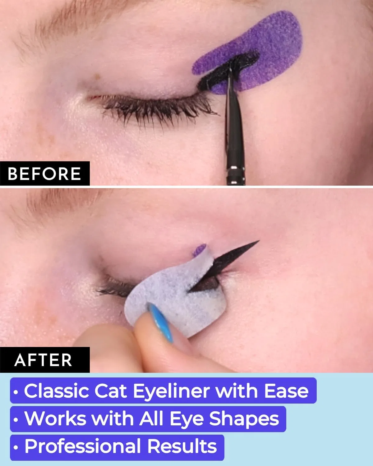 Трафарет для подводки глаз Beth Bender Beauty Pro Go, набор из 60 шт — фото 2