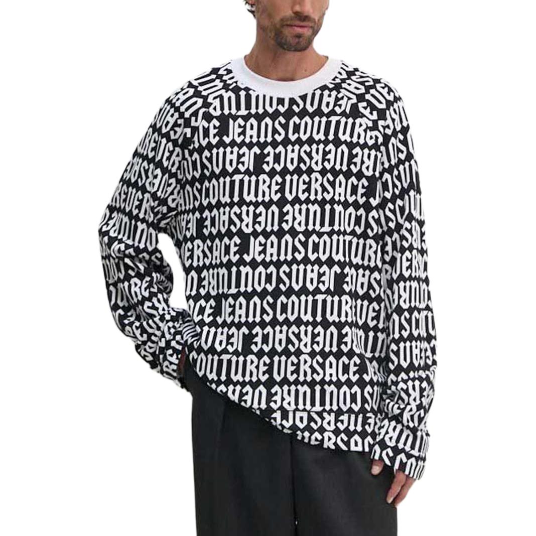 

VERSACE JEANS COUTURE Футболка мужская черная, Черный, VERSACE JEANS COUTURE Футболка мужская черная