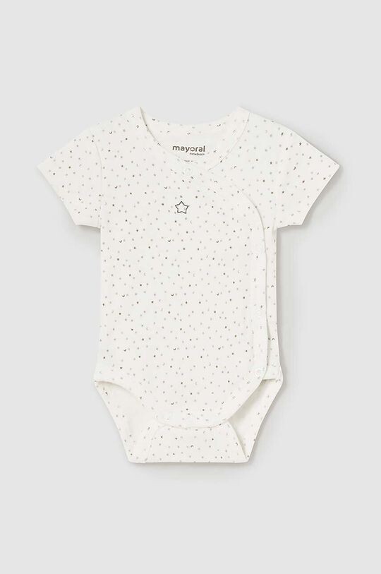 

Хлопковое детское боди Mayoral Newborn, бежевый