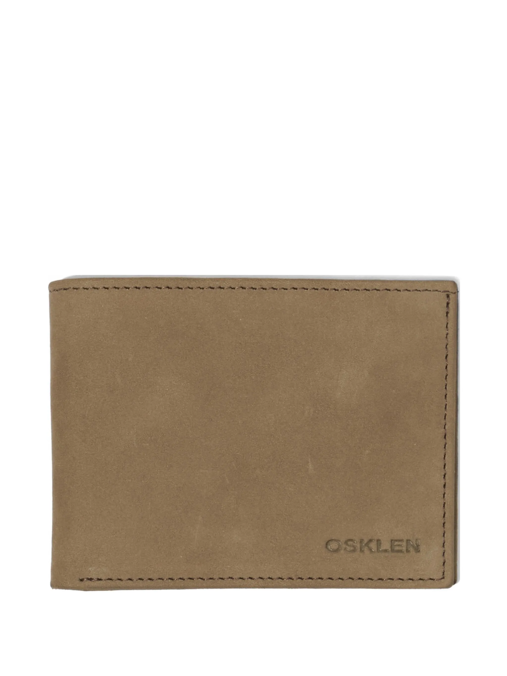 

Кошелек с тисненым логотипом Osklen, коричневый