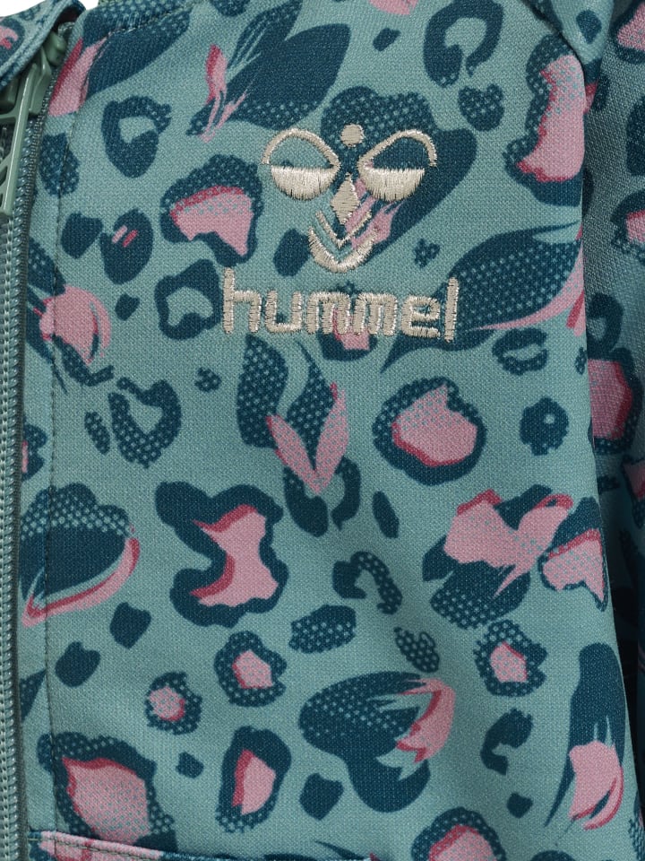 Толстовка Hummel Reißverschluss Jacket Hmlolympia Mädchen, цвет MINERAL BLUE — фото 3