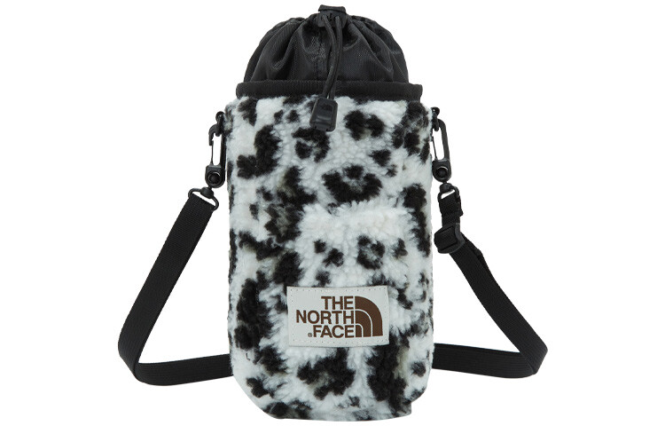 

Сумка через плечо унисекс THE NORTH FACE, Black/White Leopard Print