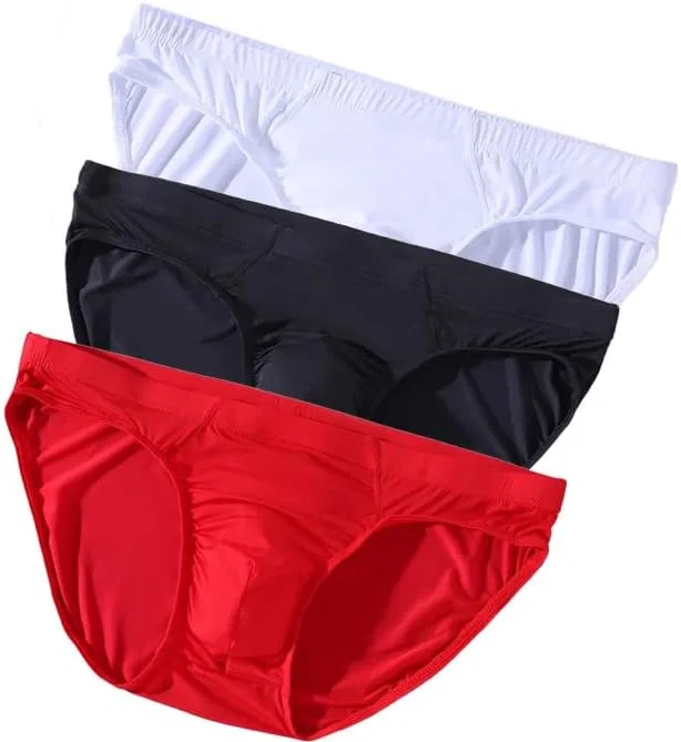 Плавки мужские, низкая посадка, Colorful 4-3pc
