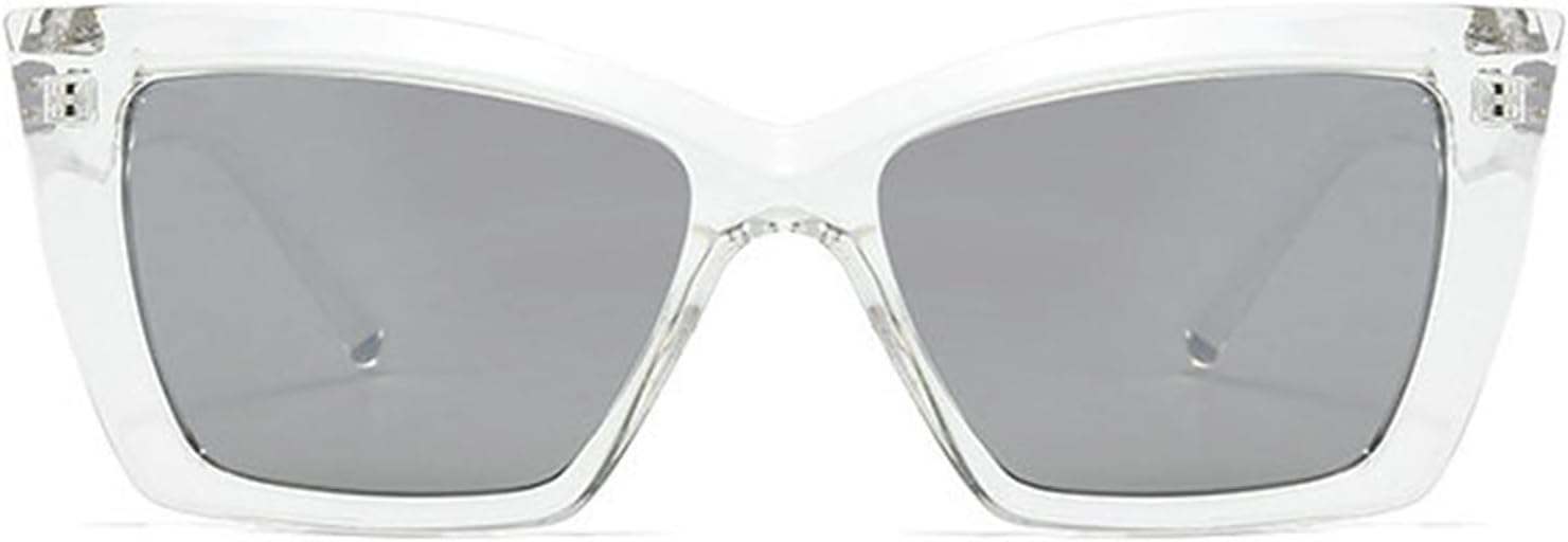 

Женские солнцезащитные очки «Кошачий глаз» в стиле панк, модель 2025, роскошные дизайнерские ретро-квадратные очки для женщин, винтажные очки с защитой от УФ-излучения UV400 helena, C5