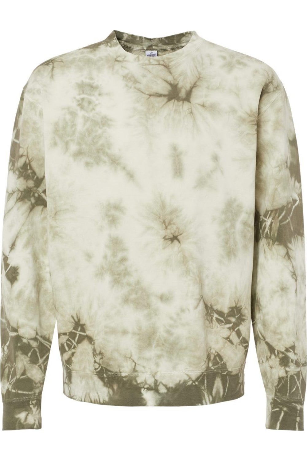 

Independent Trading Co. Толстовка средней плотности с узором «тай-дай», цвет tie dye olive