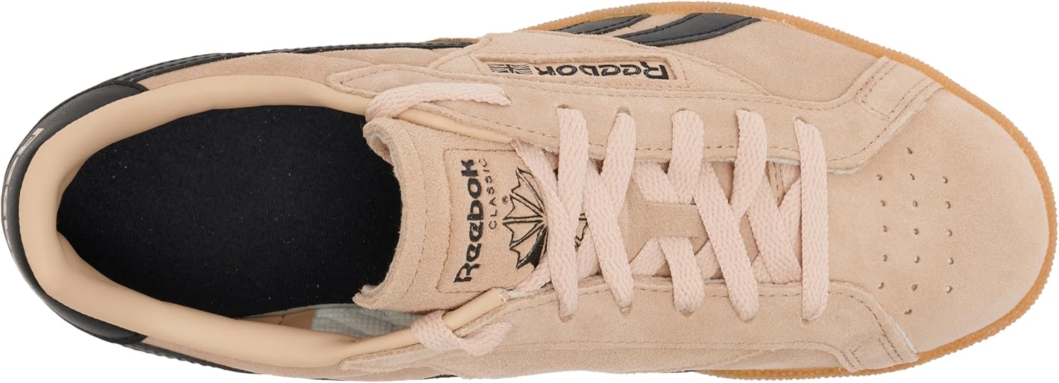 Кроссовки Reebok Unisex Adult Club C Grounds, черный/карамельный — фото 3