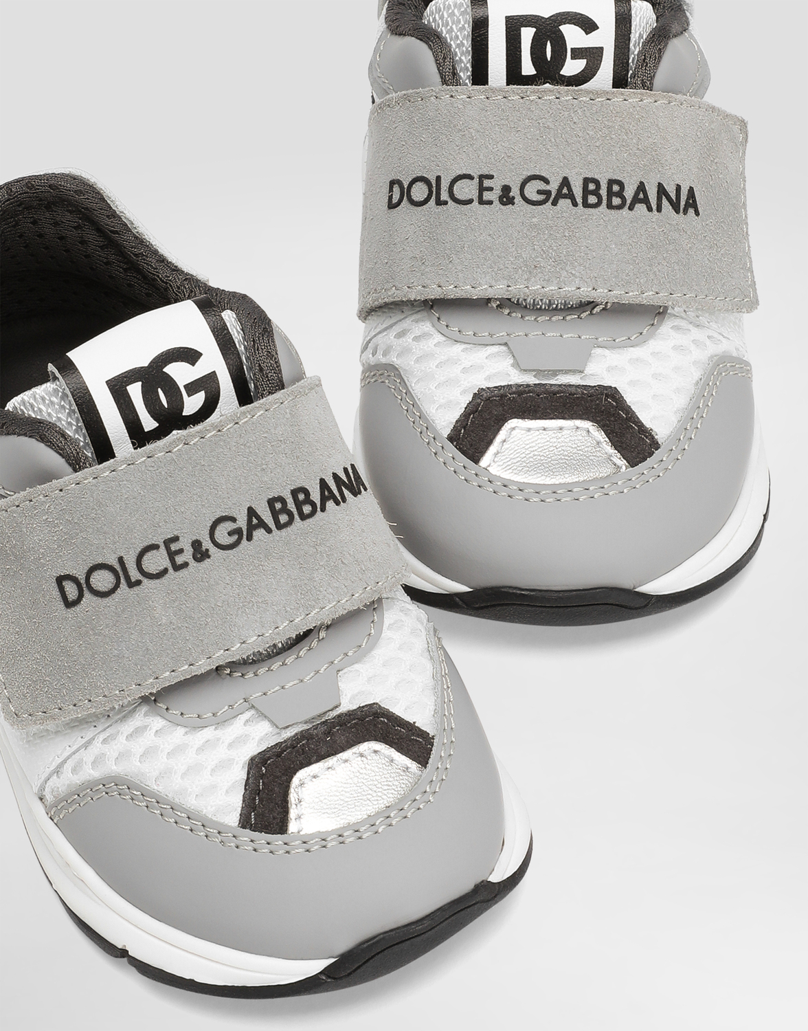 Кроссовки из нейлона и сетки Dolce&Gabbana, мультиколор — фото 4