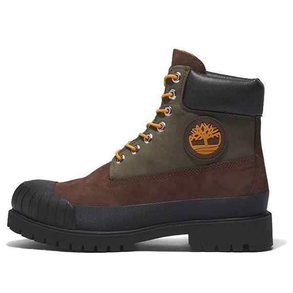 

Кроссовки premium 6 inch rubber-toe boot 'dark brown' Timberland, коричневый