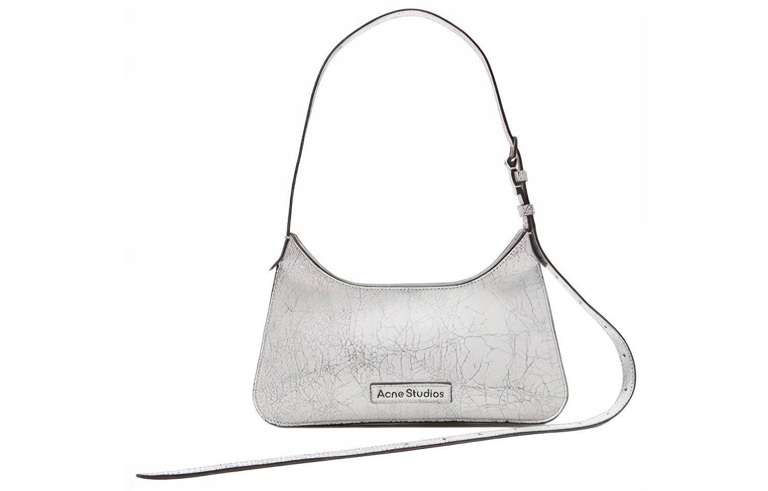 

Платт Сумка через плечо из коровьей кожи женская белая Acne Studios