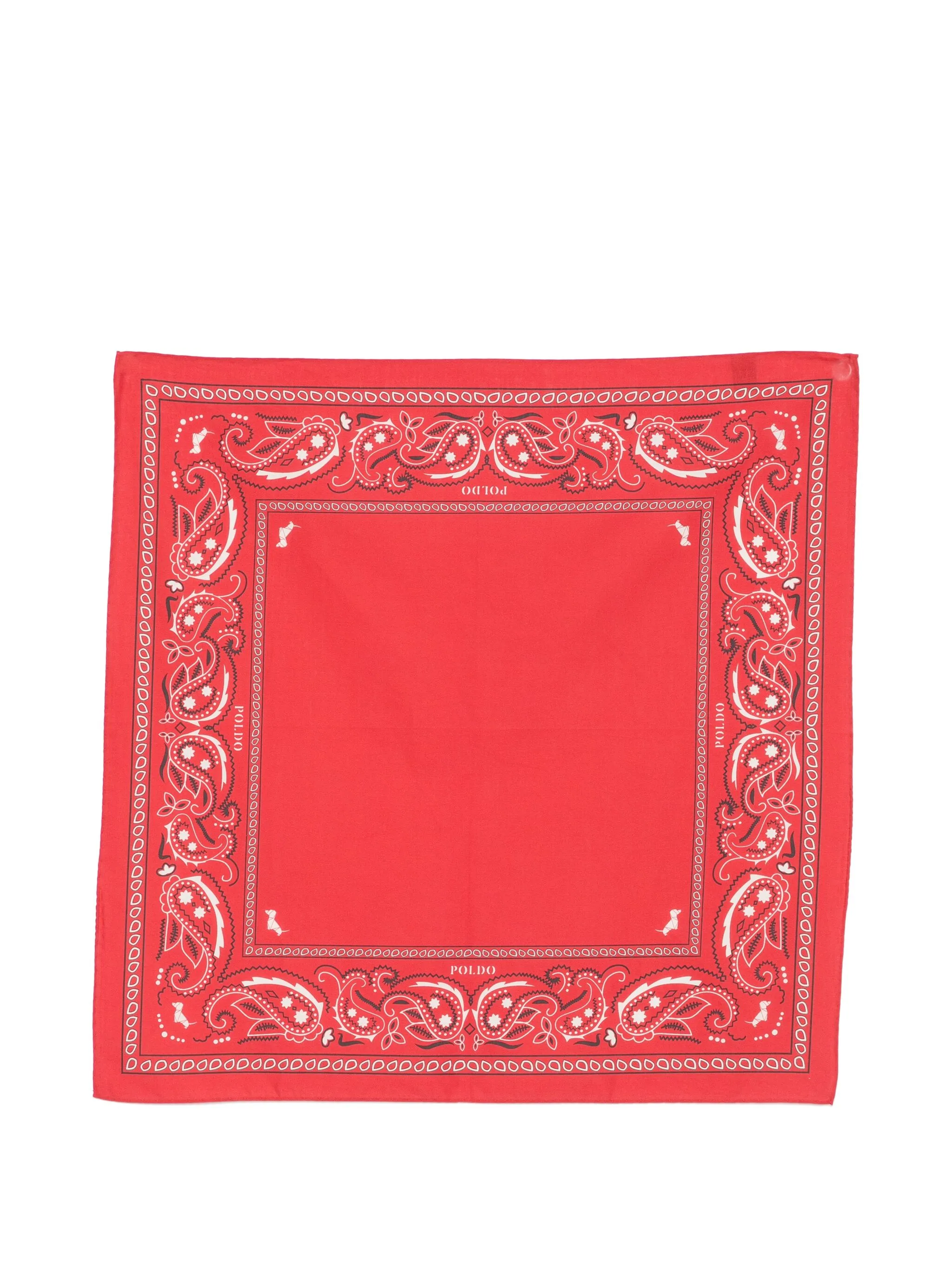 

Бандана с принтом пейсли Poldo Dog Couture, красный