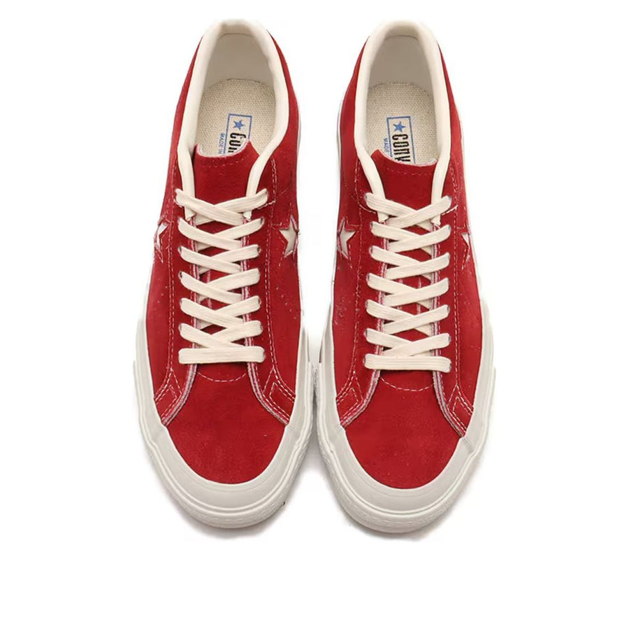 Кроссовки Converse One Star Vintage Made in Japan 'Red White', красный — фото 4