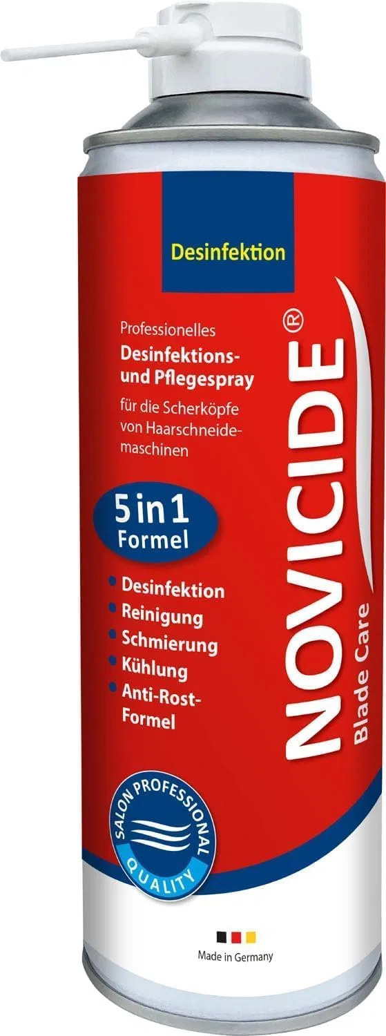 Спрей Blade Care 500 мл - профессиональный уход 5-в-1 для машинок и ножниц Novicide