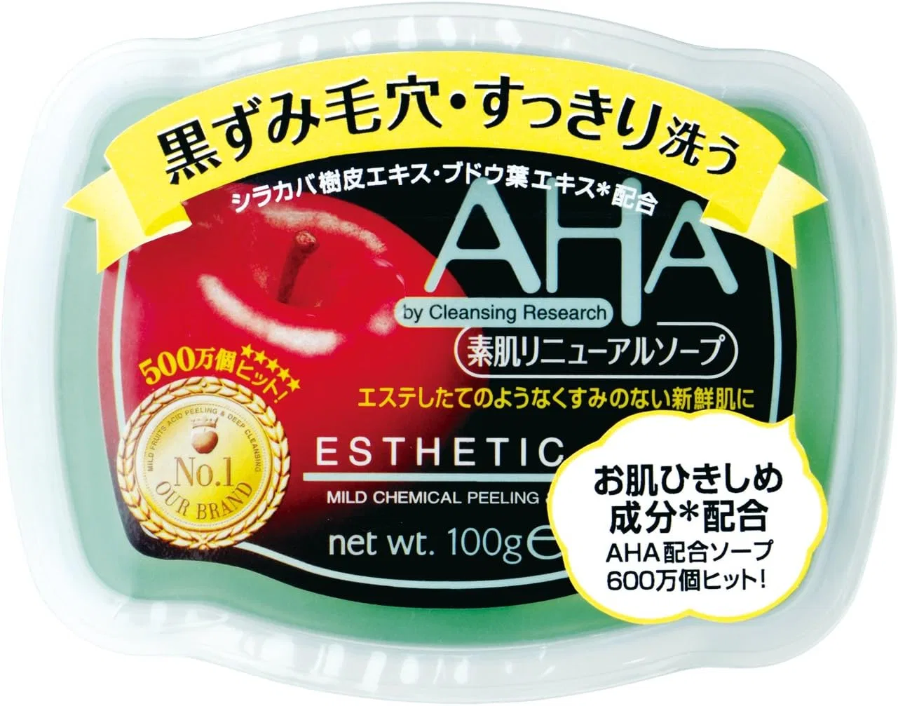 Мыло для умывания Cleansing Research с AHA, 100 г