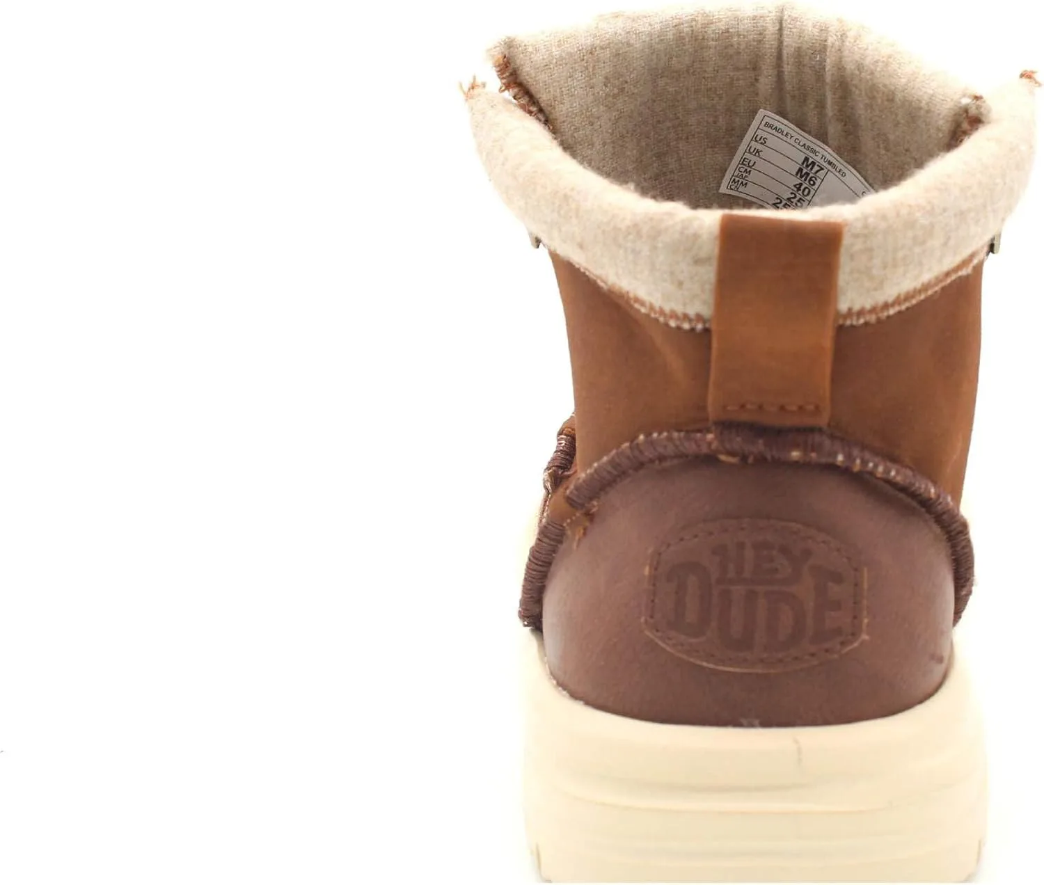 Мужские кроссовки HEYDUDE Bradley Classic Tumbled, мультиколор — фото 3
