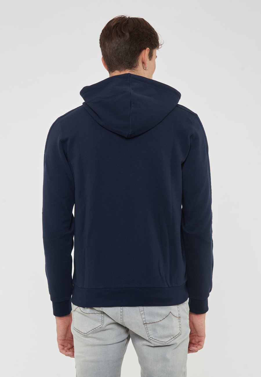 Толстовка Emporio Armani Zip-up sweatshirt, Armani Blue/Blue — фото 3