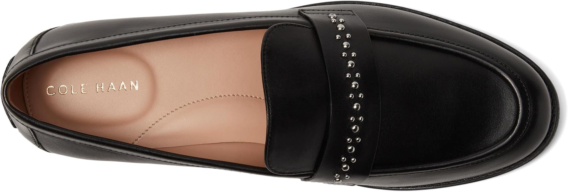 Балетки Cole Haan Stephie Embellished Loafers, цвет Black Leather — фото 2