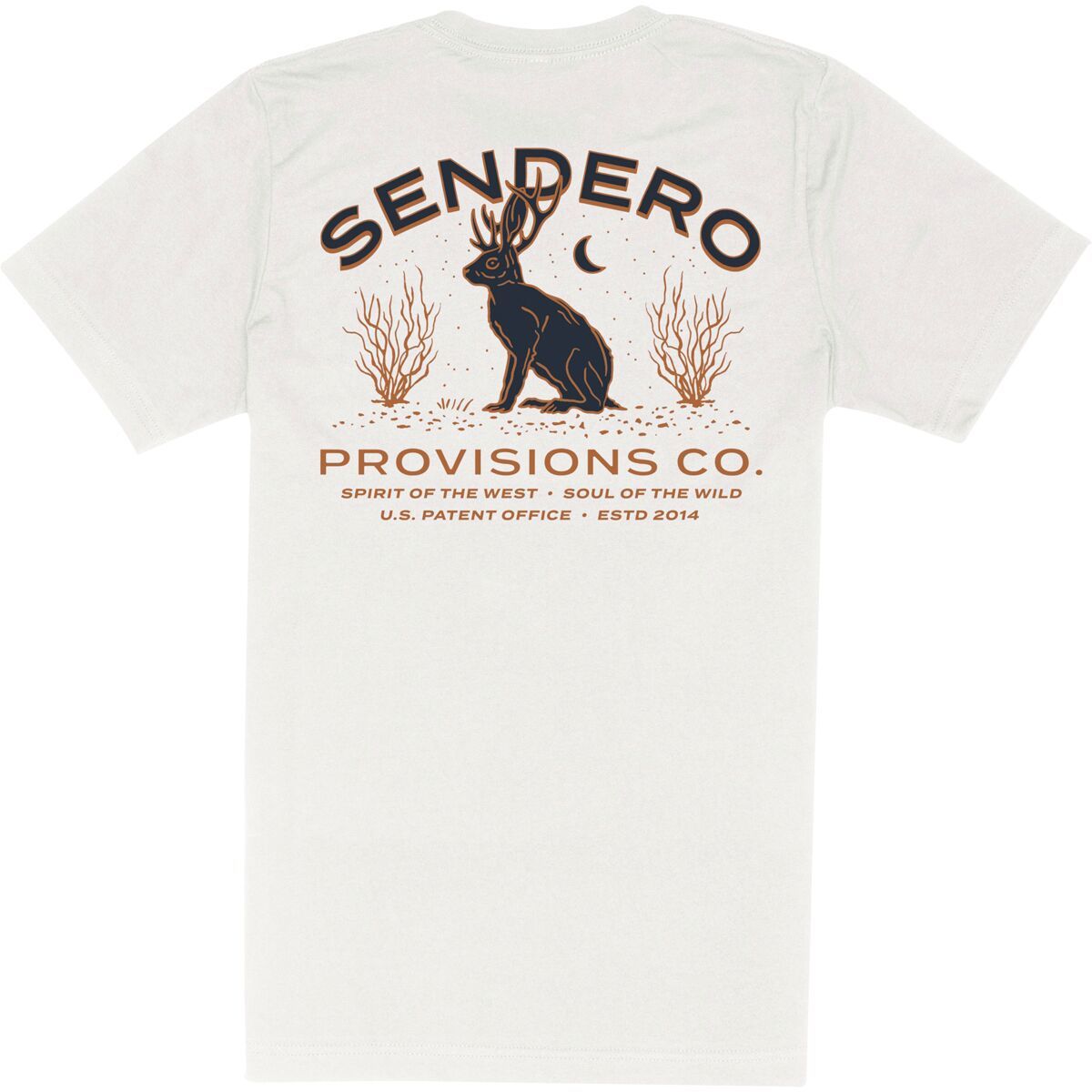 

Карманная футболка Jackalope Sendero Provisions Co., белый