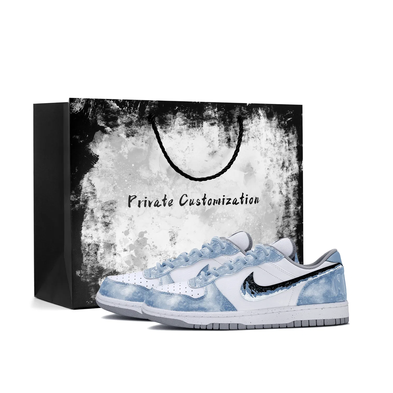 Кеды Nike Big Low Leather Ice Blue