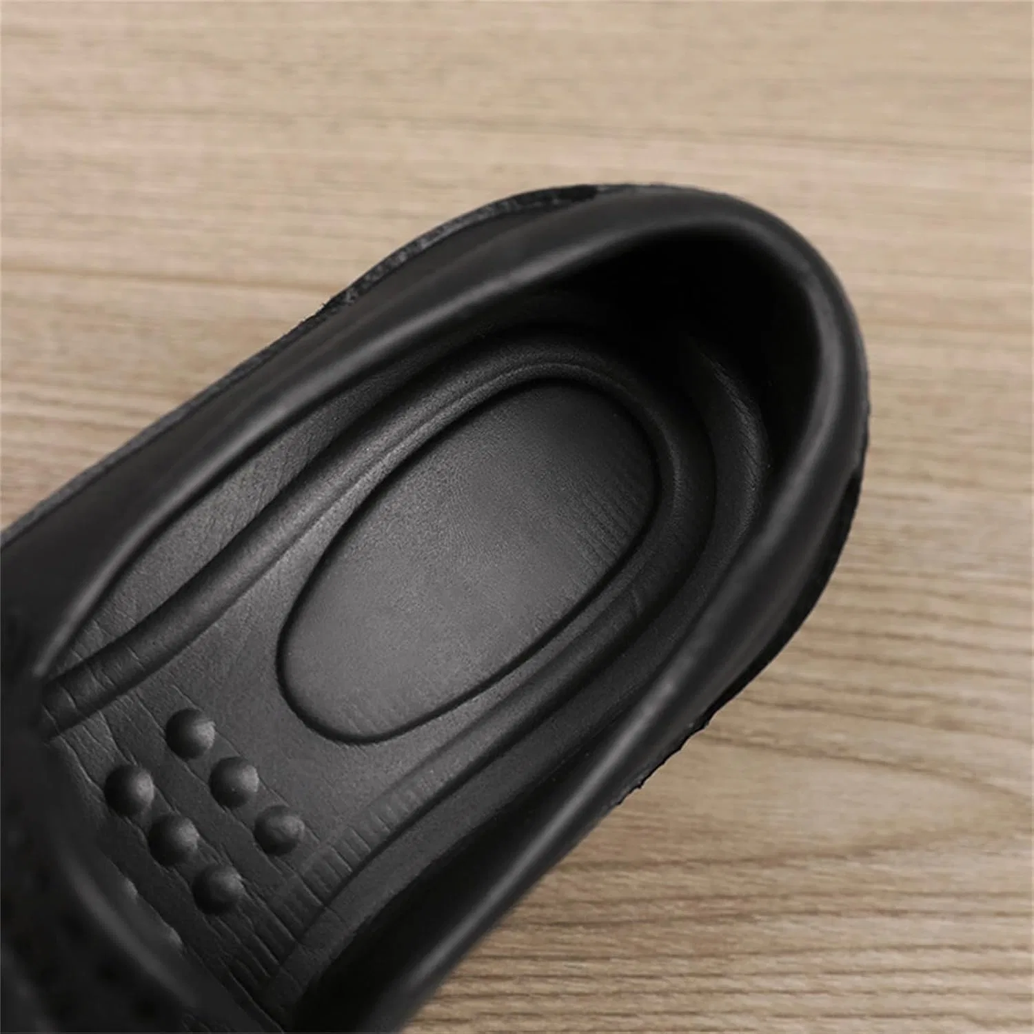 Туфли без скольжения мужские, Slip-On, Black ZHENSI — фото 4