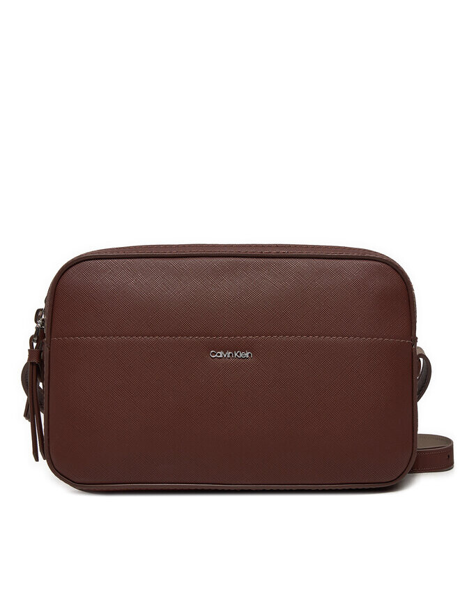 

Наплечная сумка Ck Business Camera Bag_Saffiano Calvin Klein, коричневый