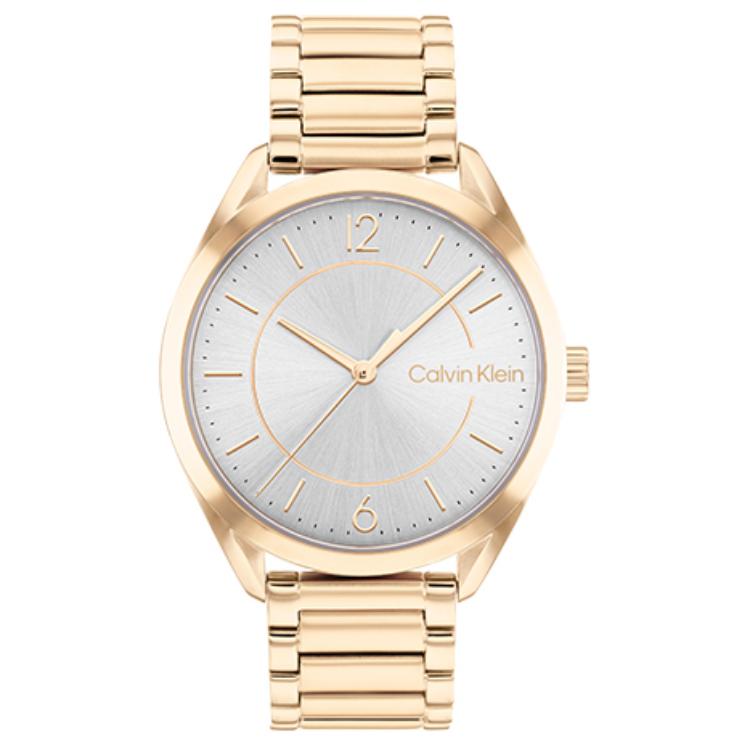 

Calvin Klein Часы Wrist Watch Quartz Movement Stainless Steel Strap White Dial Women's Watch, 25200191