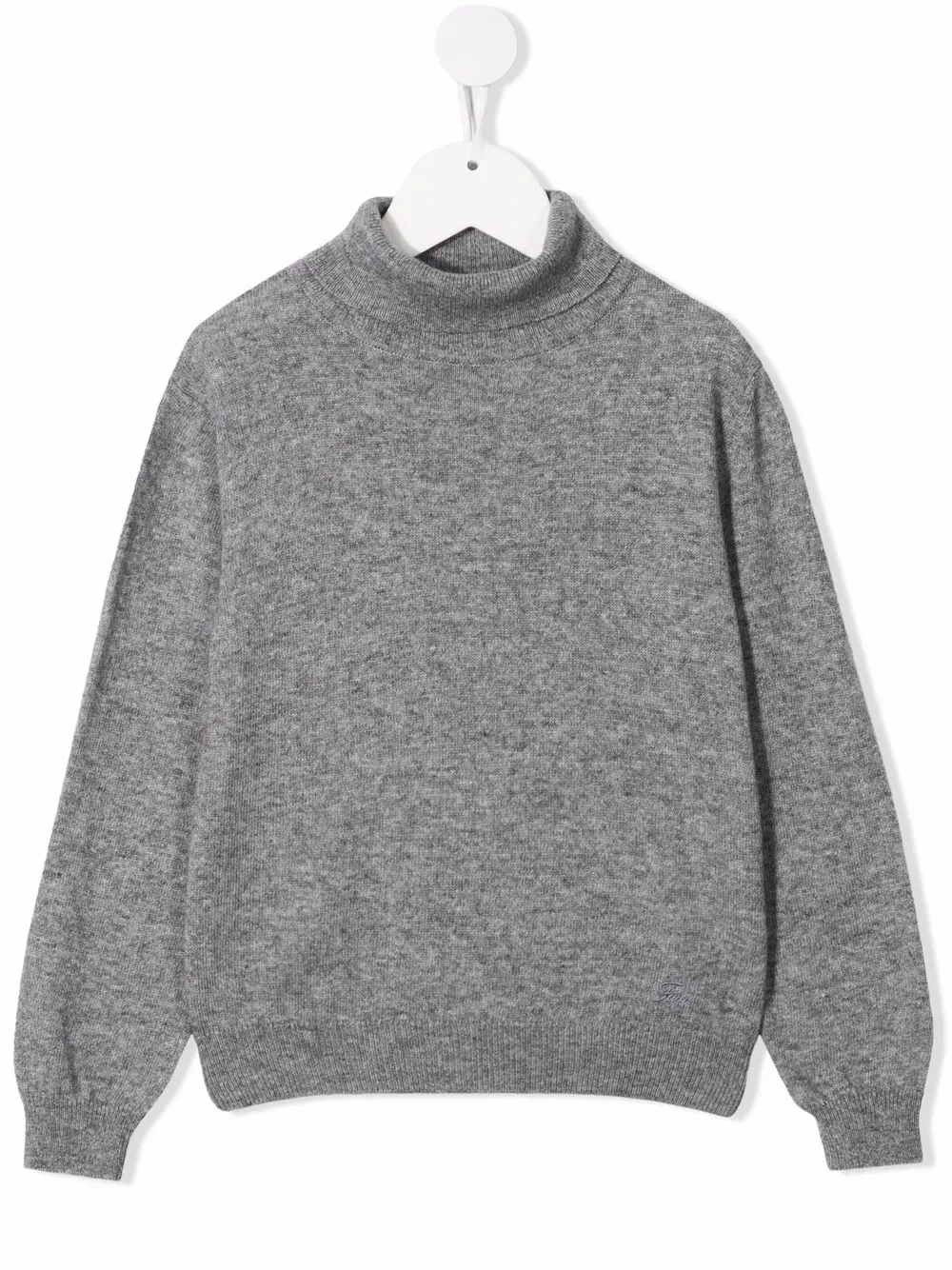 

Джемпер с высоким воротником Fay Kids, серый