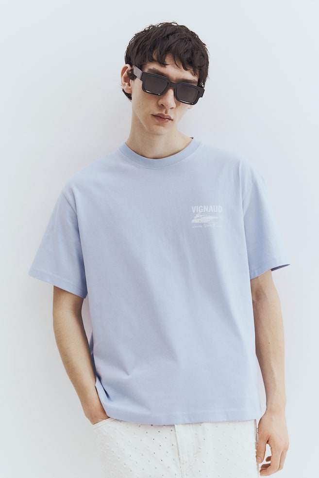 

Футболка свободного кроя с принтом H&M, мультиколор