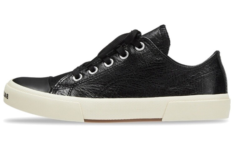 Кроссовки женские Balenciaga Paris Leather, черный